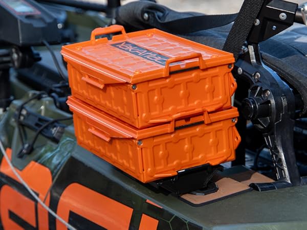 Amazon.com: YakAttack TracPak Orange Combo Kit – 2 Stackable Kayak