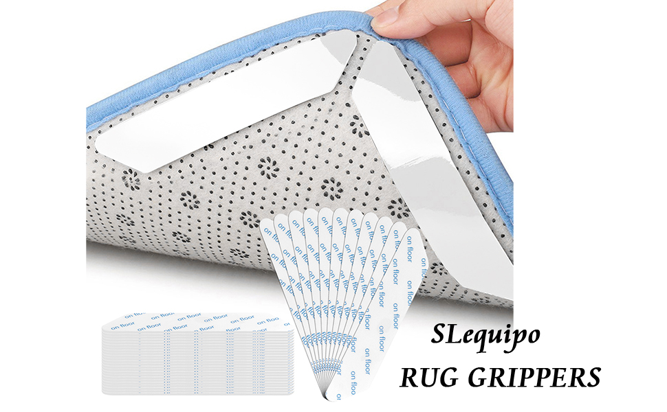 Grippers for Mats on Carpet, Reusable Grippers for Mats on Carpet