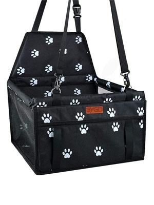 BYGD Car Seat for Dogs, Dog Car Basket with Leveling Support Rod, Car Accessory for Dogs, Suitable for Small and Medium Pets 16 1