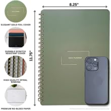 planning notebook planner and notebook combined planner with notes section organization notebook