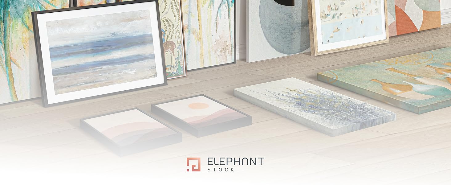 Elephant Stock Abstract Universe Moon In The Eye Wall Art