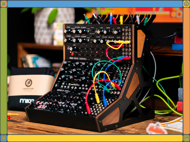 Amazon.co.jp: MOOG Sound Studio Accessory Kit 3段ラック アナログ