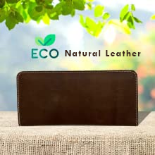 natural leather passport case