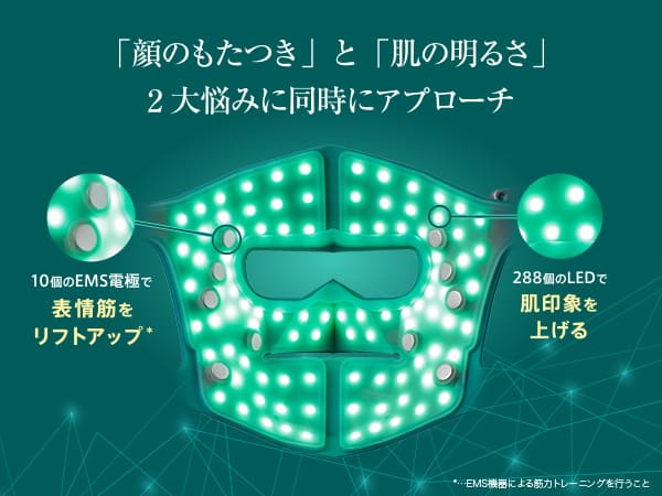 YAMANI EMSシリコンフェイスマスク YA-MAN Facial Machine Medi-Lift Eye Silicon EMS Wearable