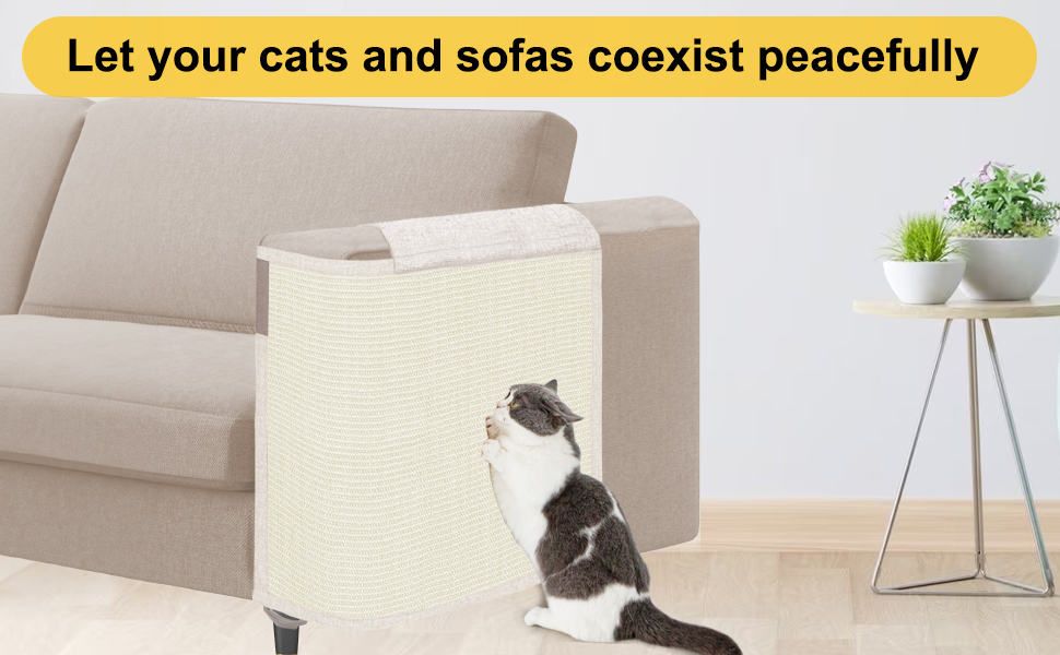 Cat Scratch Sofa Protector,27.6L*19.6Winch Cat Scratch