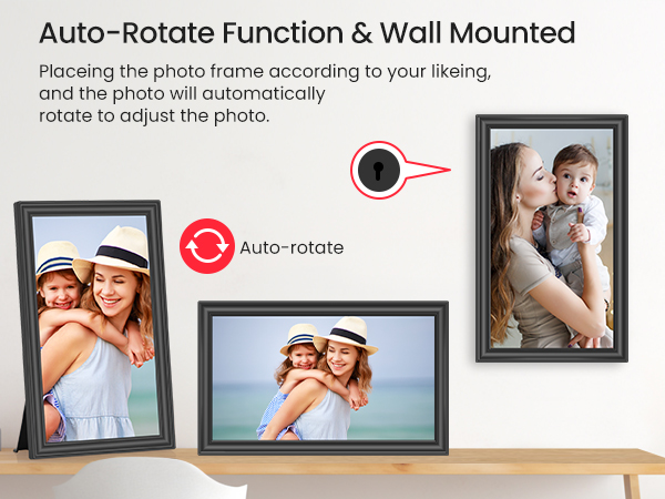Auto-Rotate and Wall Mounted