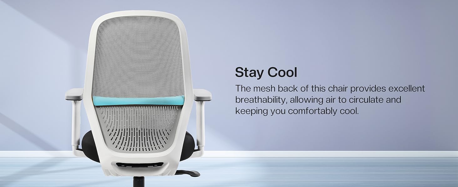 Green Soul® Eva Office Chair, Mid Back Mesh Ergonomic Computer, Desk