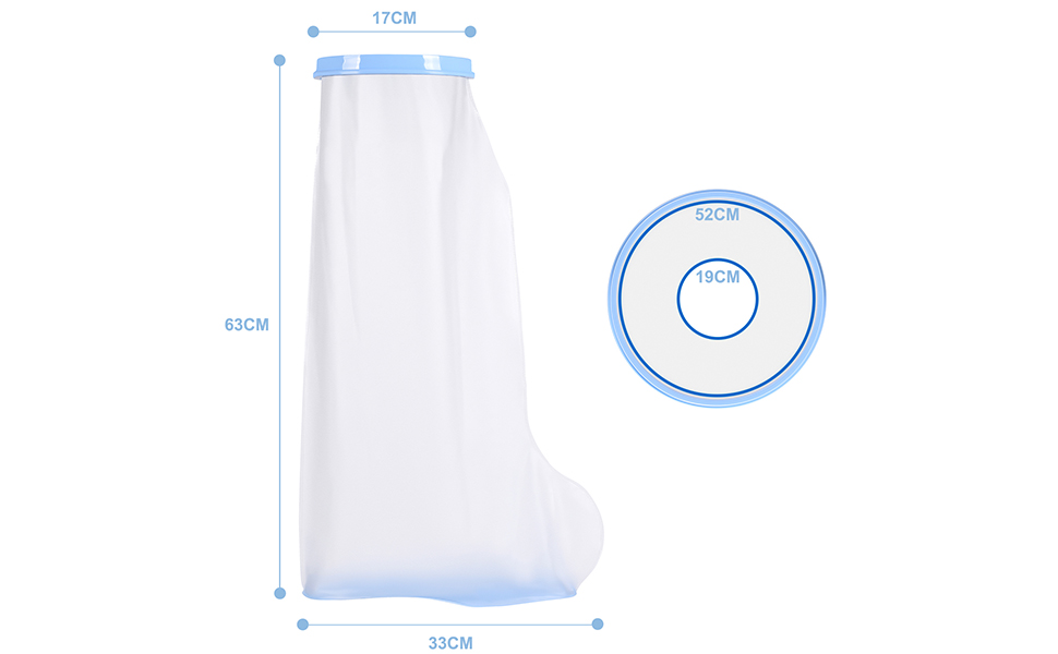 leg plaster cast waterproof cover