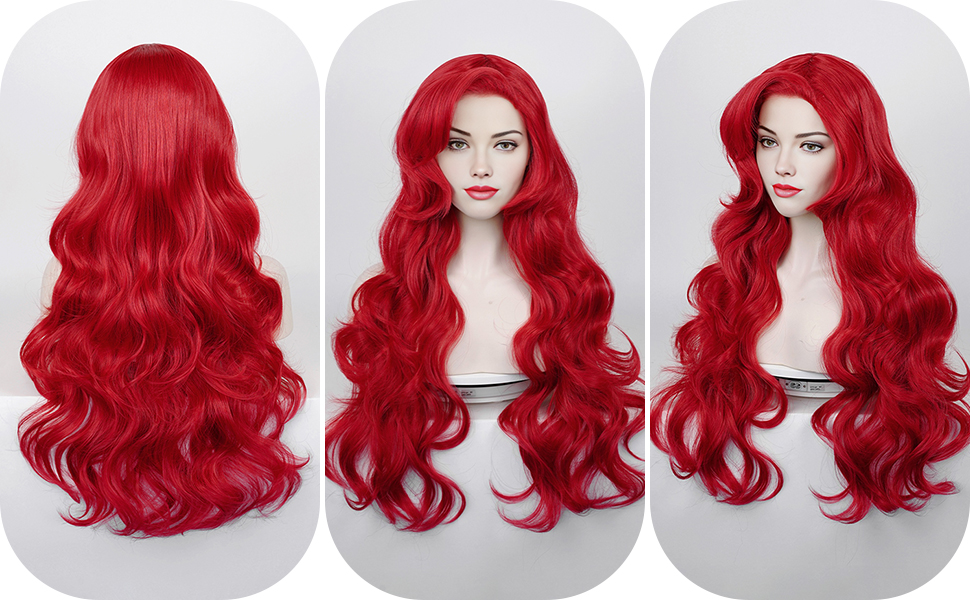  Ariel Mermaid Wig
