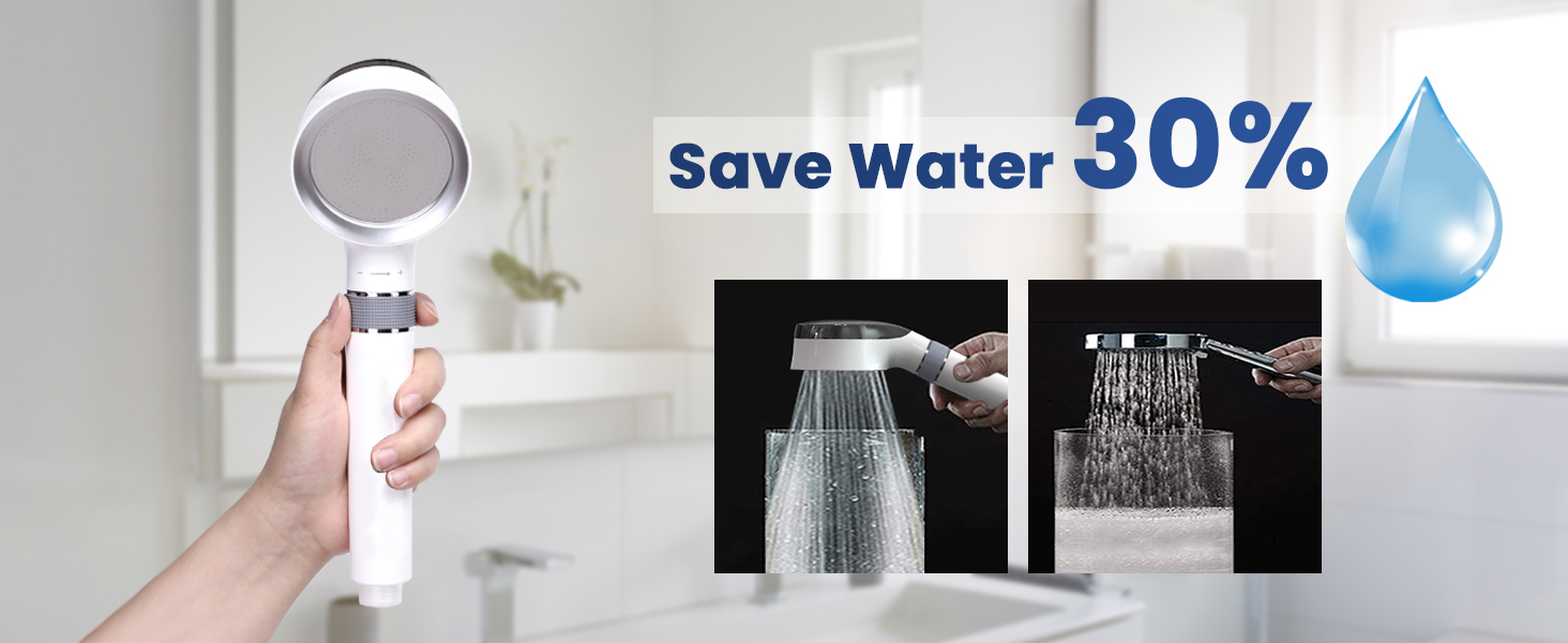 Ulinek Shower head with filter descaling, shower head watersaving