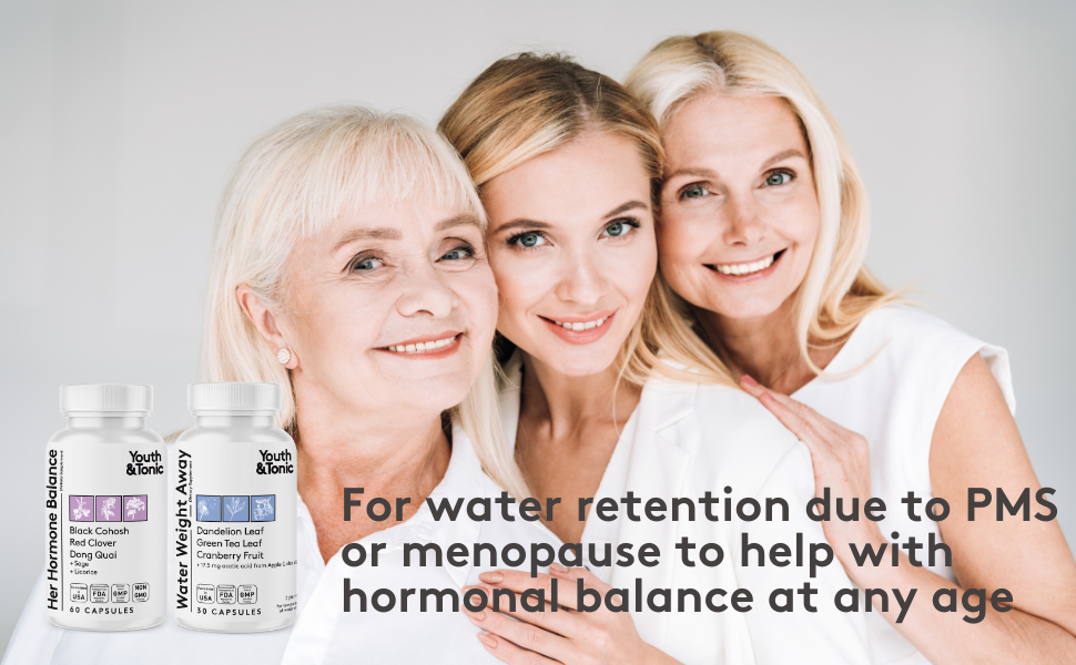 water retention menopause hormonal balance
