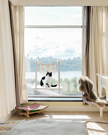 Cat Window Perch Macrame Cat Hammock