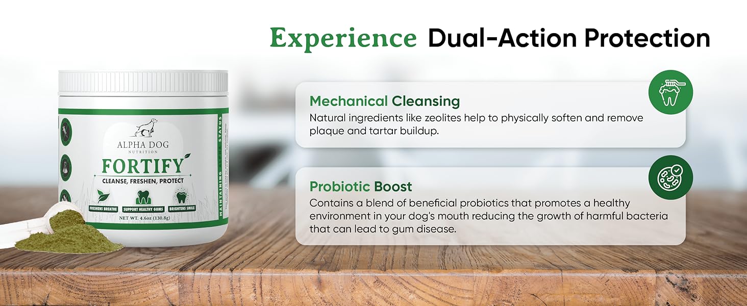 Alpha Dog Nutrition Fortify Dental Powder
