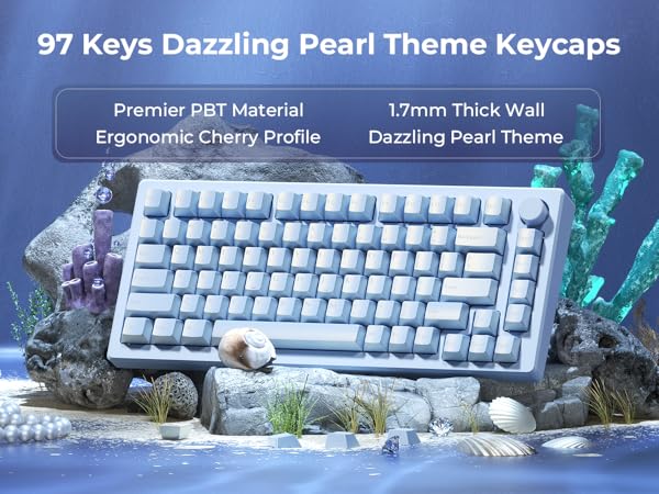 キーボード delta50　シルバー Amazon | YUNZII X75 PRO 82キーワイヤレス ホットスワップ対応
