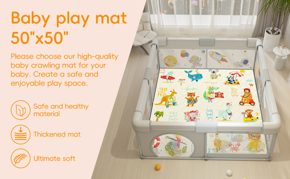 50X50 Baby crawling mat