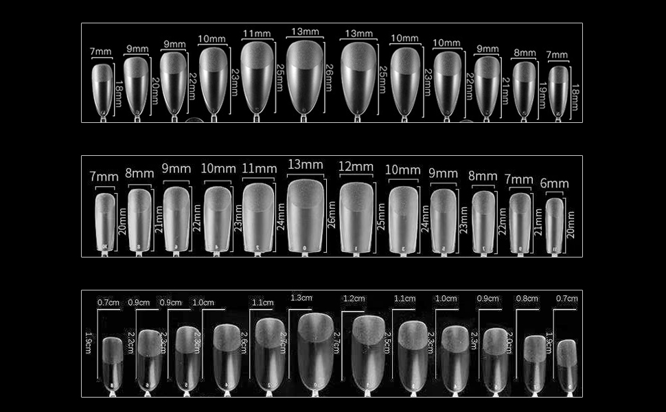 48 pcs each shape,beauty for your nails
