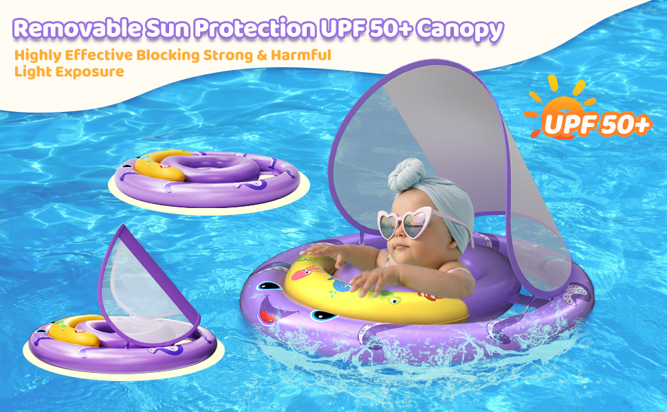 baby float with canopy 