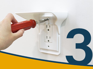step three easy install outlet shelf