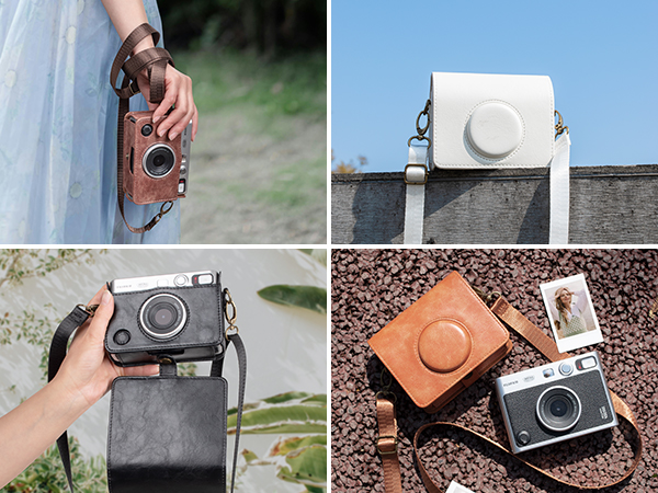 Amazon.com : HIYQIN Mini EVO Camera Case, Vintage Leather