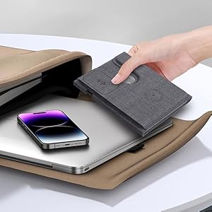 Amazon.com: 3-in-1 Foldable Wireless Charging Station, PU Leather