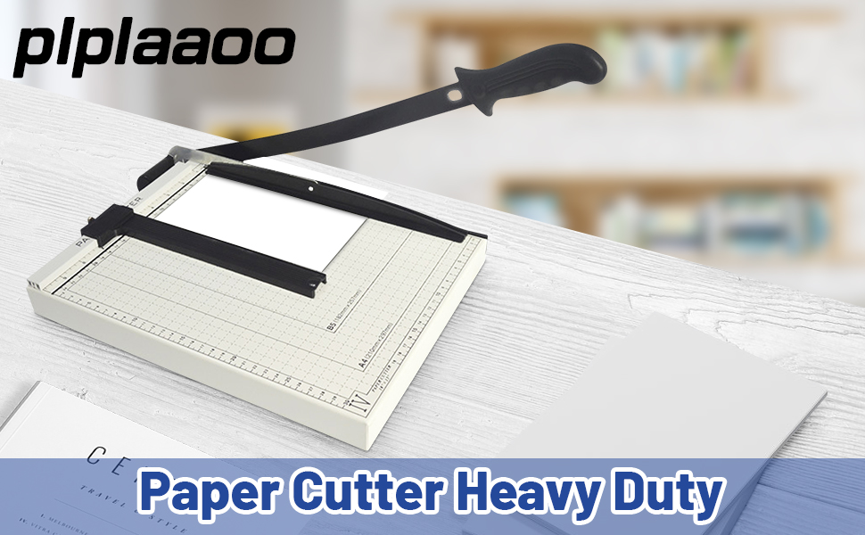 Cortador de papel resistente, 12 pulgadas de longitud de