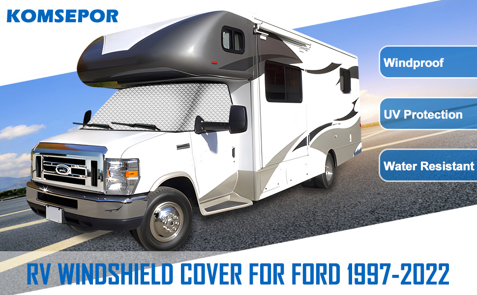 Komsepor RV Windshield Cover Class C Ford E450 19972022