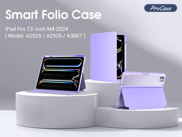 iPad pro m4 2024 13インチ ケース カバー パープル 頑丈 Amazon.com: ProCase for iPad Pro 13 Inch 2024 M4 Case with