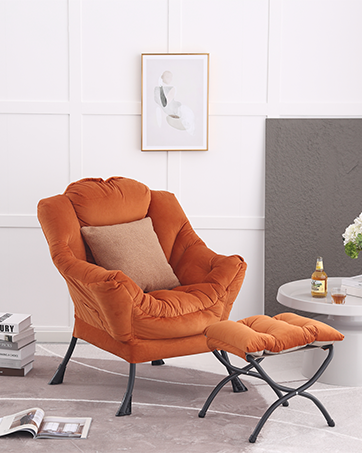 Lazy Chair with Ottoman