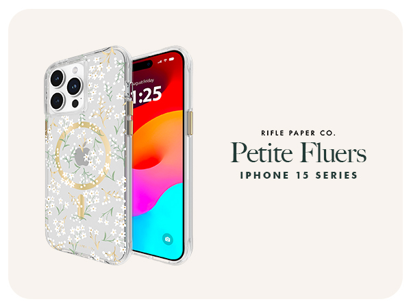 【人気商品】【Rifle Paper Co.】 iPhone 15 Plus 用 Amazon.com: Rifle Paper Co. iPhone 15 Plus Case [Compatible