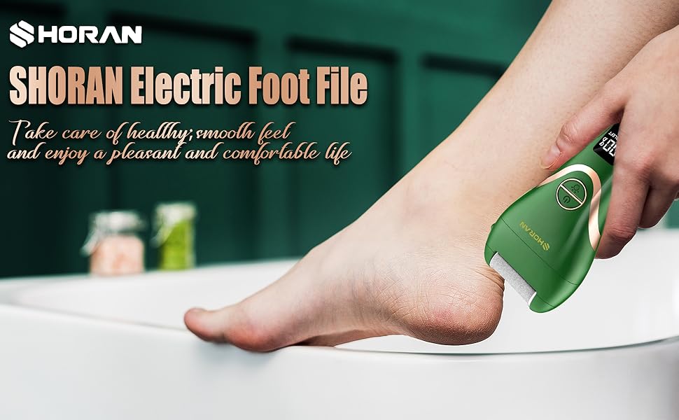 Electric Foot File Feet Hard Skin Remover, Professional Callus Remover Foot Grinder Pedicure