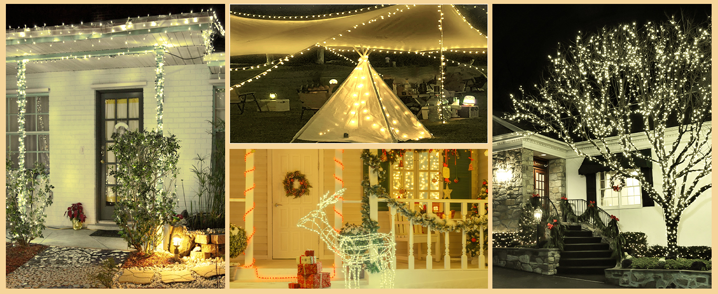 Ehome Fairy Lights, USB Operated Fairy Light Plug in 33ft