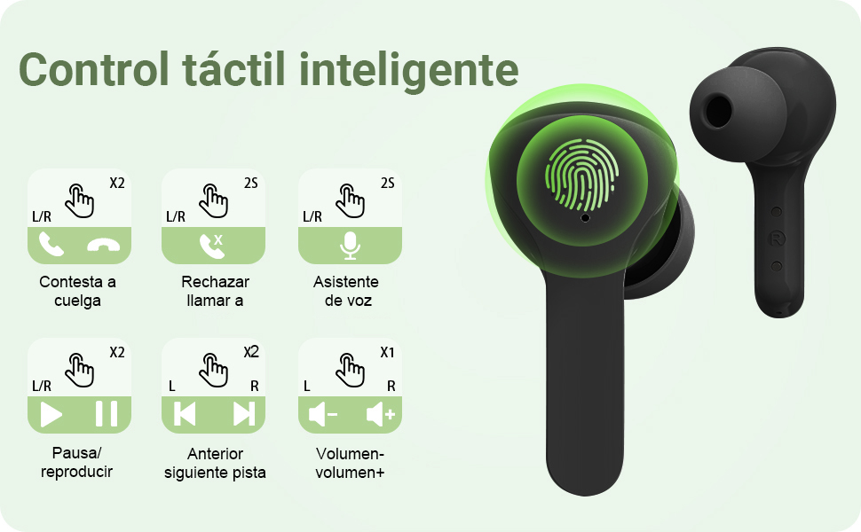 Auriculares Bluetooth resistentes al polvo y a las salpicaduras