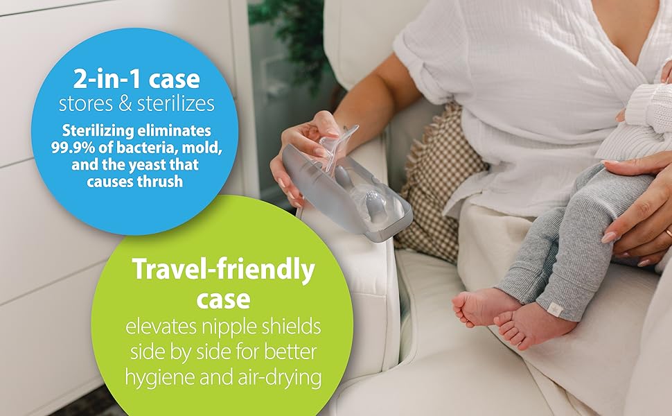 Dr. Brown's Butterfly Breastfeeding Nipple Shields for