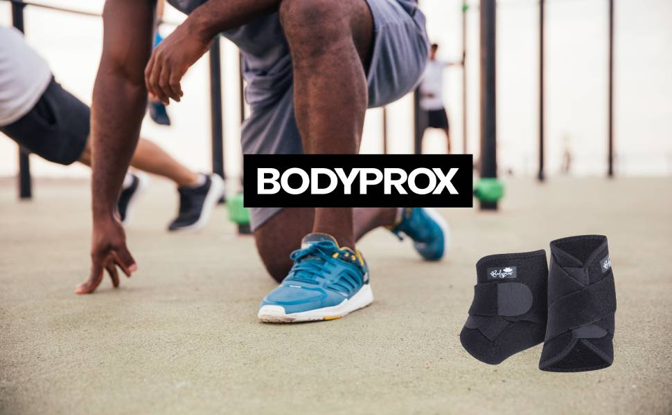 Bodyprox Ankle Support Brace, Breathable Neoprene Sleeve, Adjustable