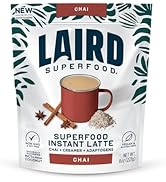 Laird Superfood Chai Instant Latte with Adaptogens - Instant Chai Tea Powder with Superfood Cocon...