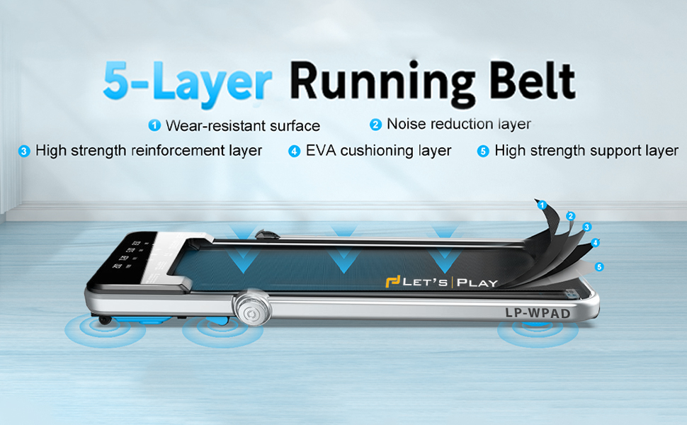 Buy Now Let'S Play 3 In 1 Walking Pad Treadmill For Home Office, 4Hp... 20 Walking Pad 6