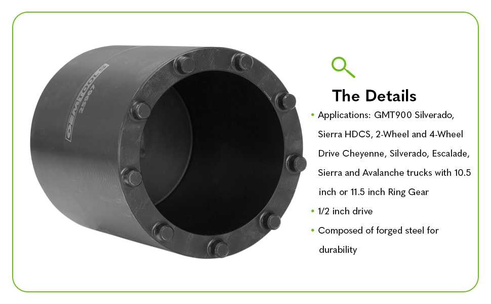 OEMTOOLS 25967 GM Axle Hub Nut Socket Axle Hub Nut Socket