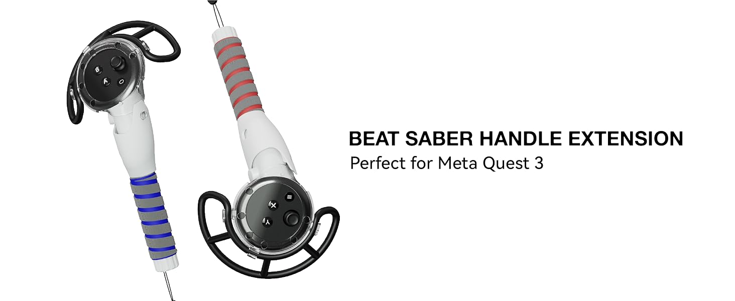 Handle Attachments for Quest 3 Controller Grips