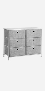 SONGMICS Storage Dresser - Versatile Fabric Drawers for Any Room