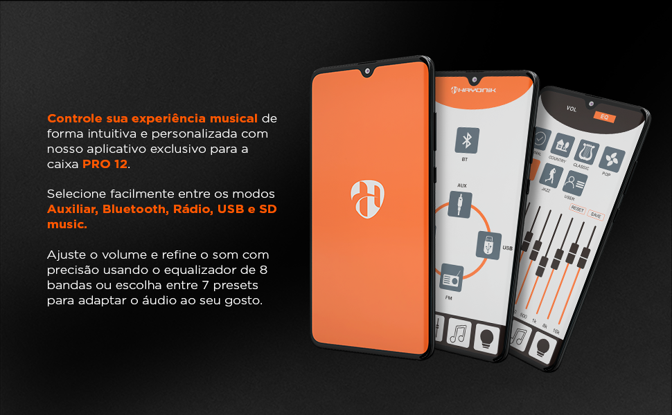 Controle sua experiência musical