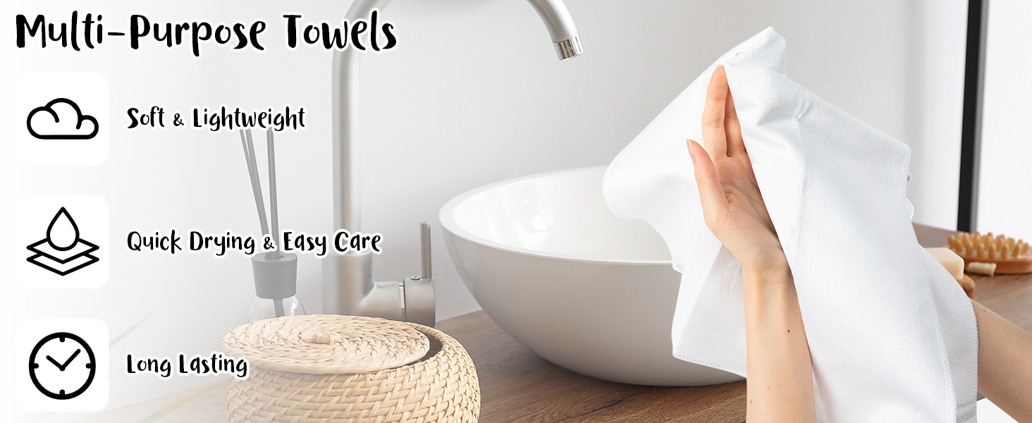 hand towel washcloth cat kitten polyester absorbent drying set bathroom bath kitchen cleaning wipe