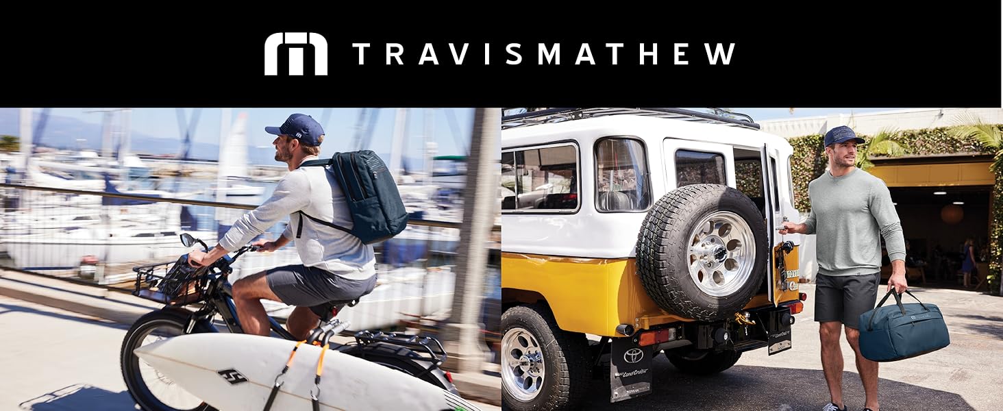 TravisMathew Approach Backpack TMB100, Black Electronics