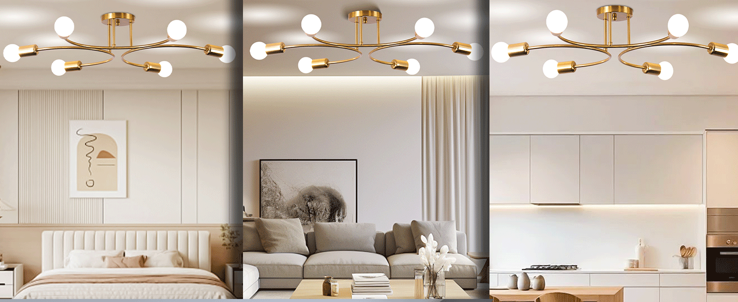 6-Light Ceiling Light