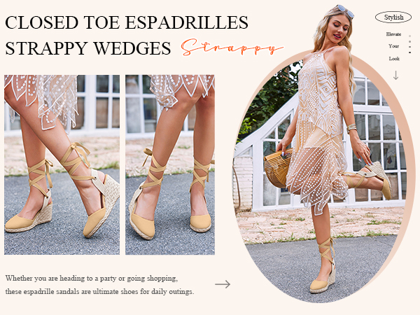 Amazon.com | Juliet Holy Womens Lace up Espadrilles Closed