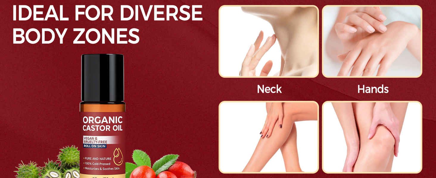 roll on castor oil for face