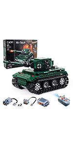 日乃出戦車用ラジコンセット Amazon.co.jp: CaDA 動くブロックキット 電池式 ラジコン 戦車