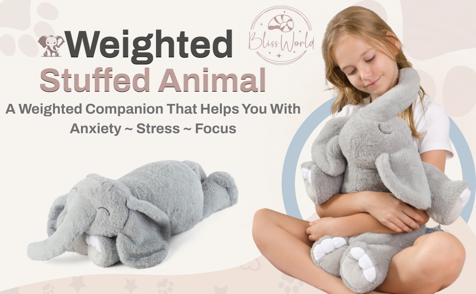 Weighted stuffed Elephant