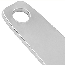 Stainless steel bottle opener