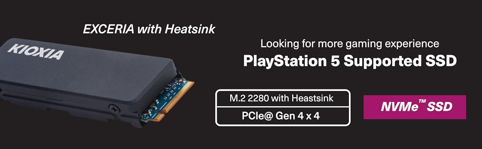 キオクシア EXCERIA with Heatsink SSD 2TB EXCERIA with Heatsink - NVMe™ SSD | KIOXIA - Asia Pacific