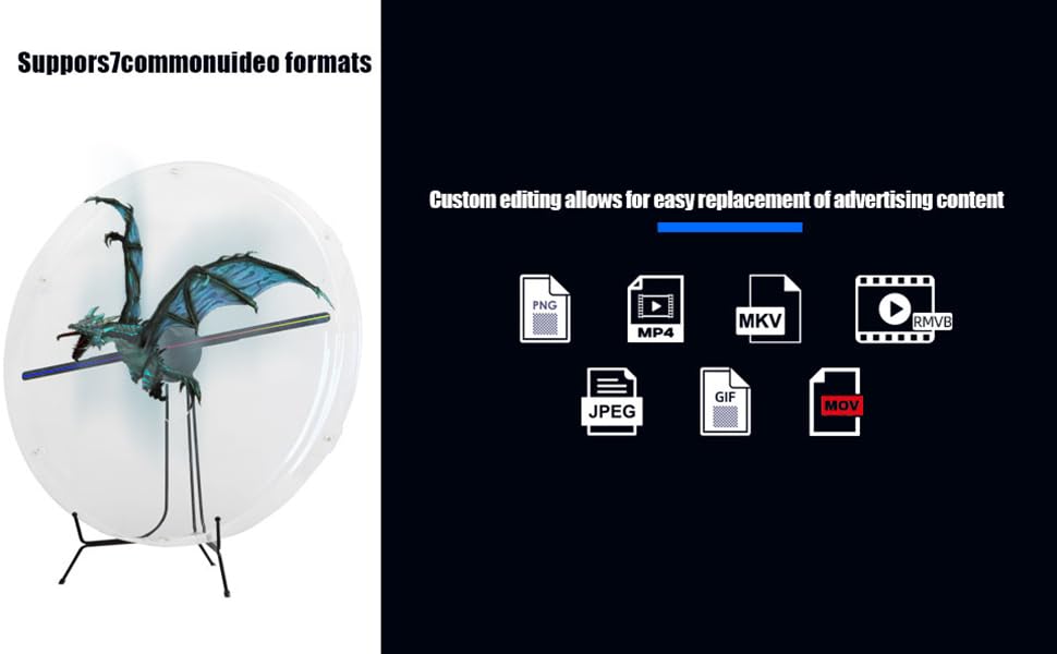 3d hologram fan